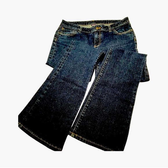 Patagonia Women’s Denim Bootcut Flare Jeans Organic Cotton Size 32 Western Boho - Picture 2 of 9